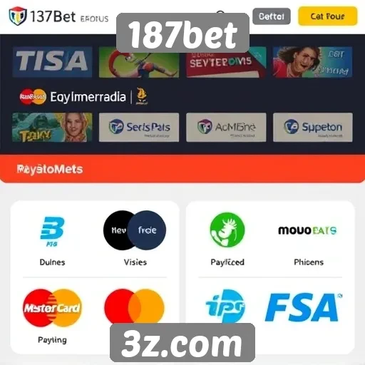 Métodos de pagamento disponíveis no 187bet